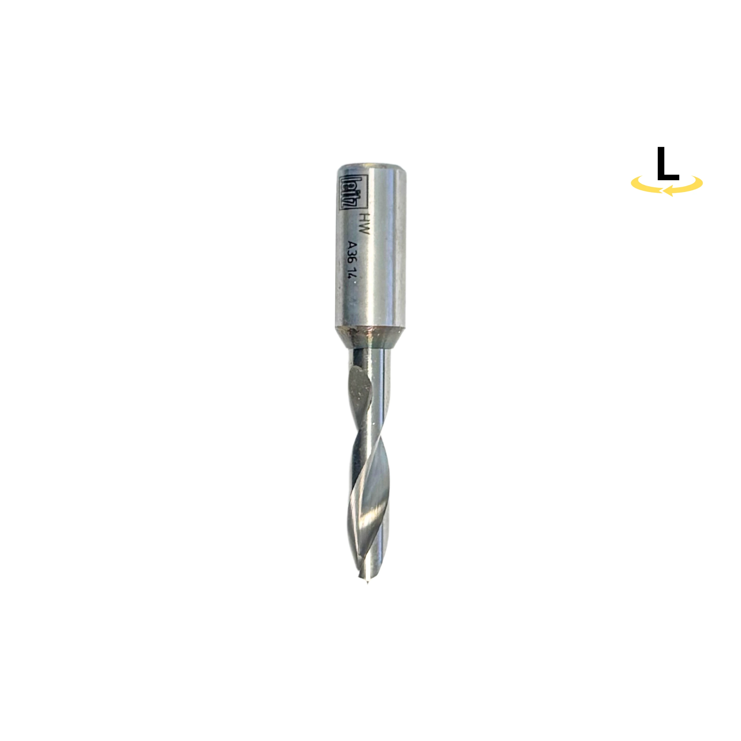 Leitz HW-Dübellochbohrer D5 Excellent, Gesamtlänge: 70mm, links Leitz HW-Dübellochbohrer D5 Excellent, Gesamtlänge: 70mm, links