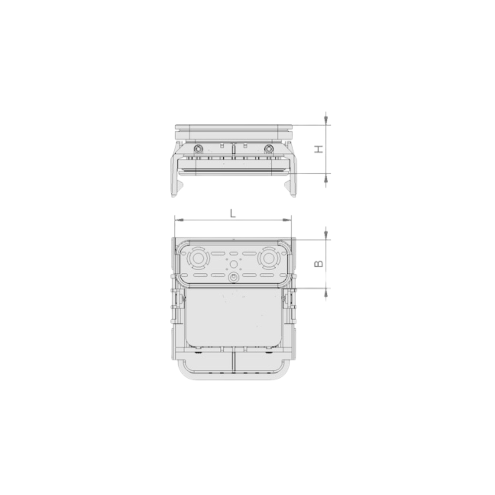 CAD Zeichnung eines Blocksaugers