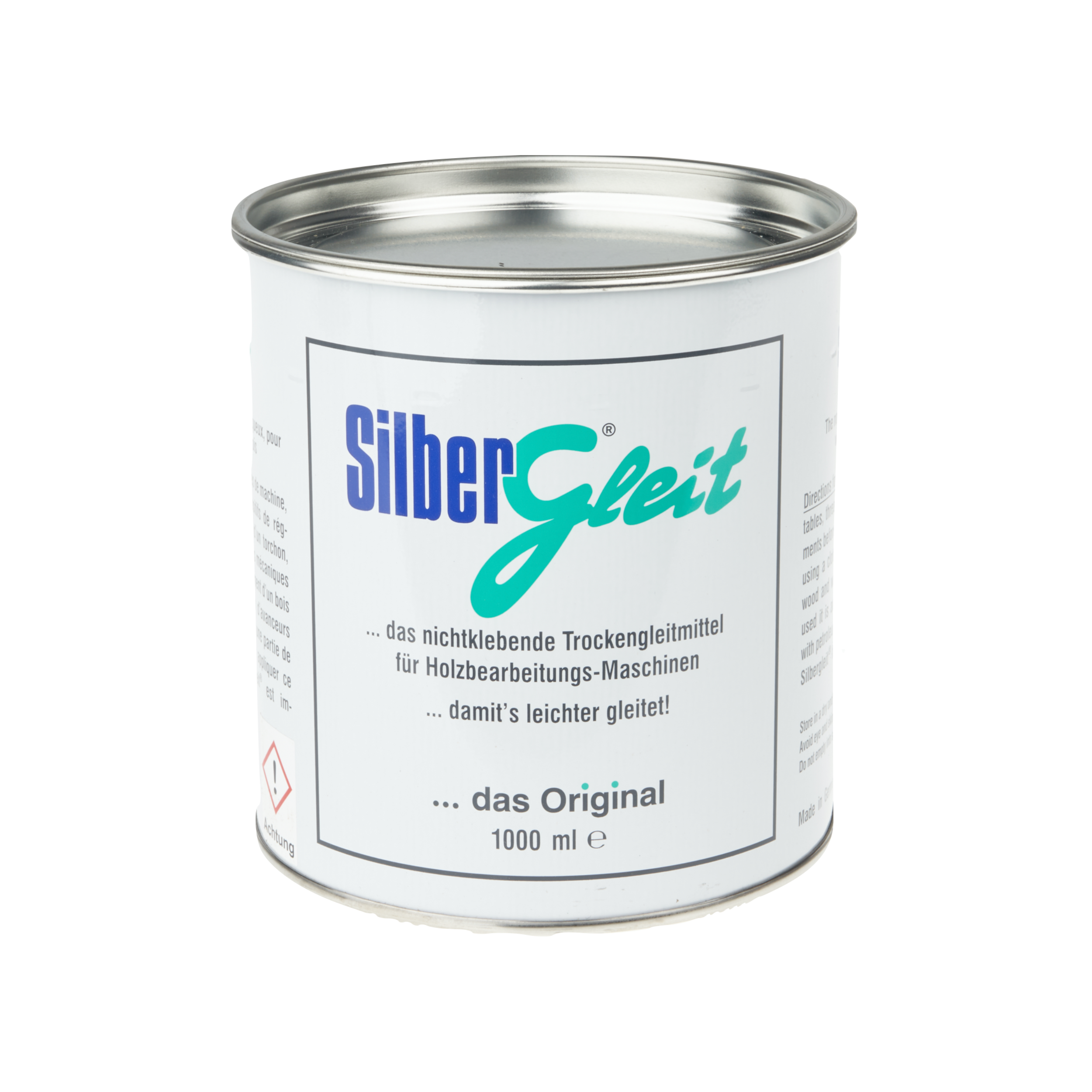 Silbergleit Gleitmittel 1000ml Dose Bld von der Dose Silbergleit vorne
