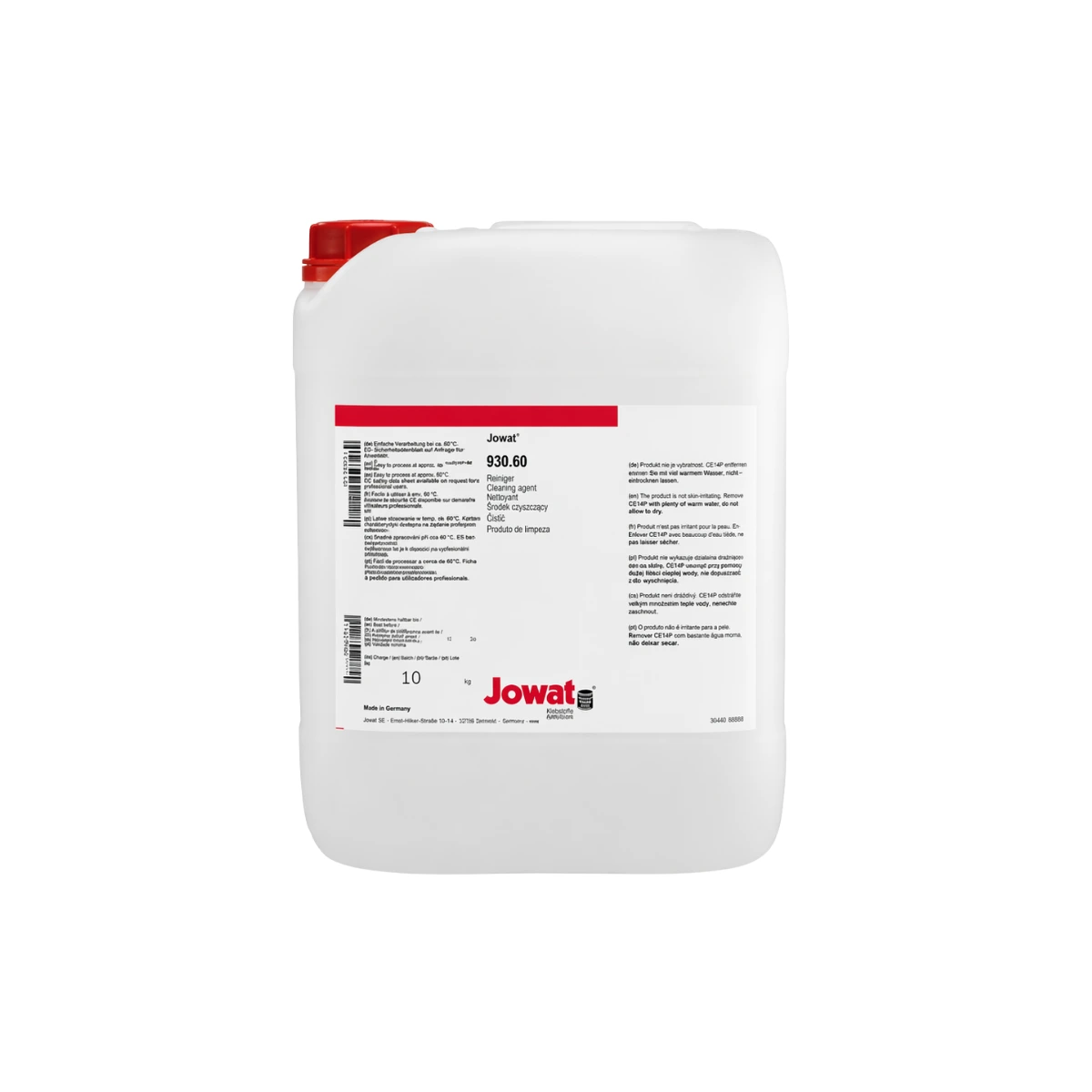 Jowatherm Schmelzkleberreiniger 930.60, 10 kg/Kanister