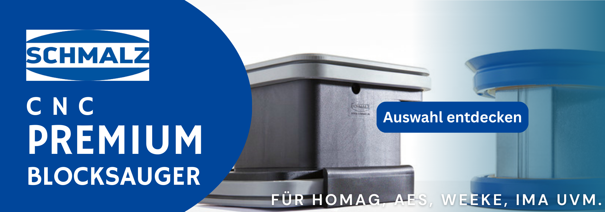 Banner Werbung Schmalz Vakuumsauger