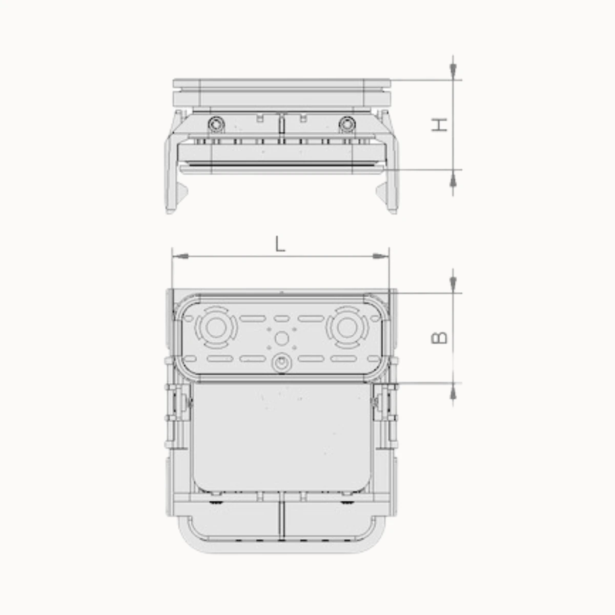 Blocksauger VCBL-K1 125mm Maße