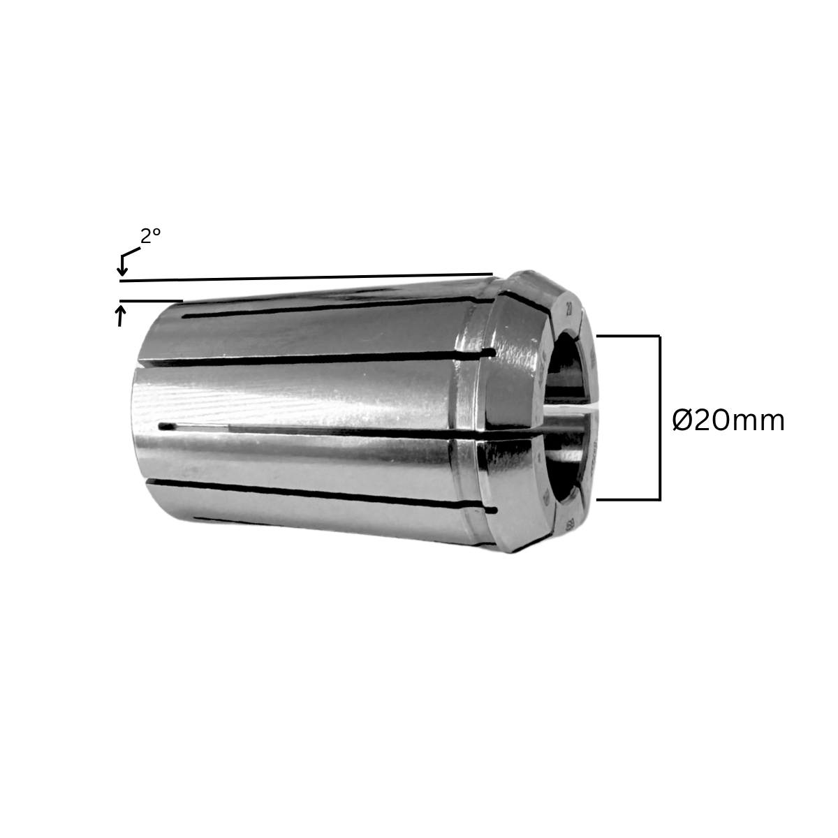 Leitz ER32 Spannzange 20mm Spannbreite Typ 462E