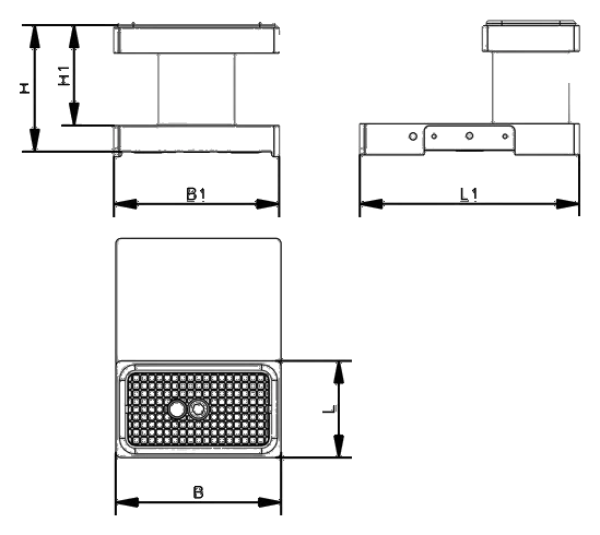 Technische Zeichnung Schmalz Blocksauger VCBL-K1-HD 128x75x100 S-360-15 GS10011205274